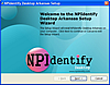 NPIdentify Desktop™, 1st installation screen<br>Application design, lead programmer.