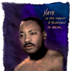 Dr. Martin Luther King, Jr. Appeared in the Oklahoma Eagle newspaper, 2014.