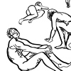Vector character poses Vector character poses